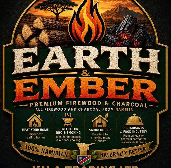 Earth & Ember — premium firewood and charcoal from Namibia